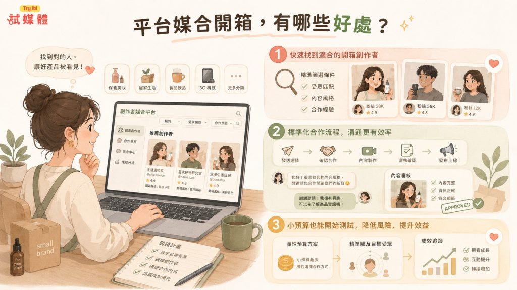 小品牌找人開箱