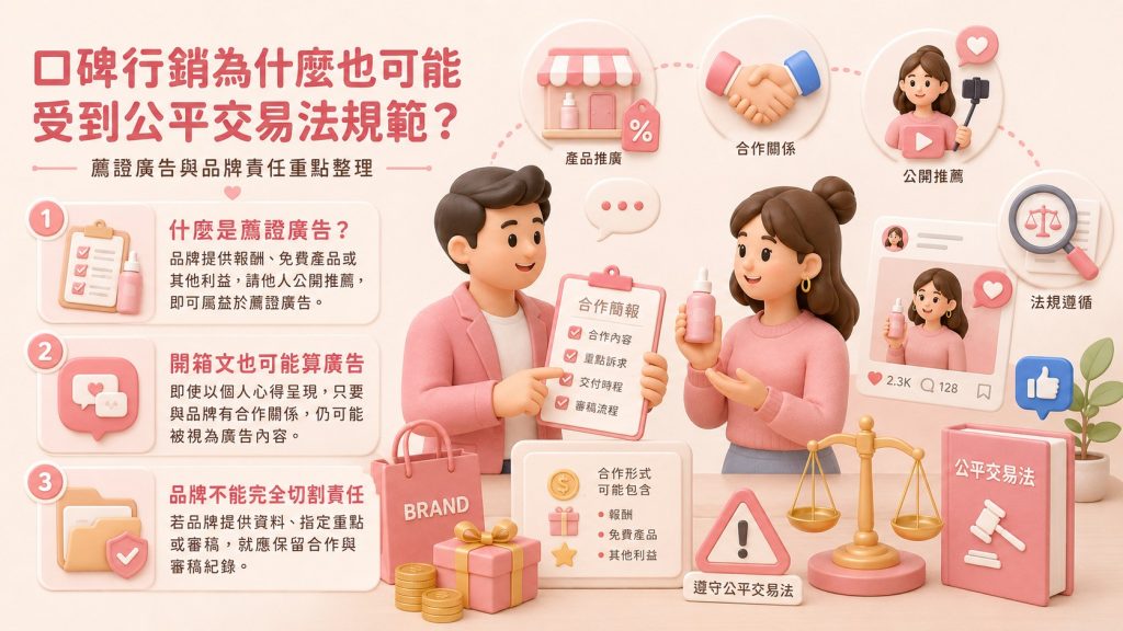 口碑行銷法規